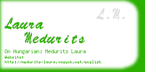 laura medurits business card